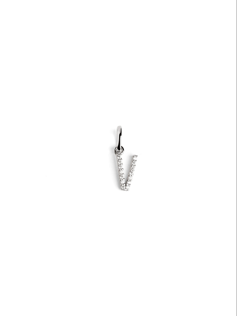 Charm Letter Spark Plata V