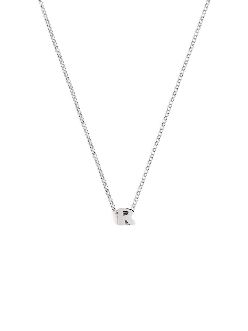 Single Letter Personalisierte Halskette Silber