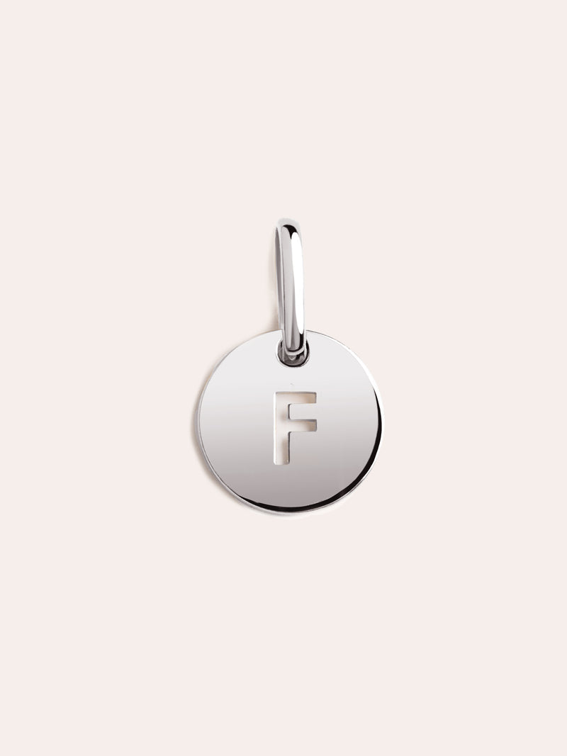 Mini Medallion Letter Plata