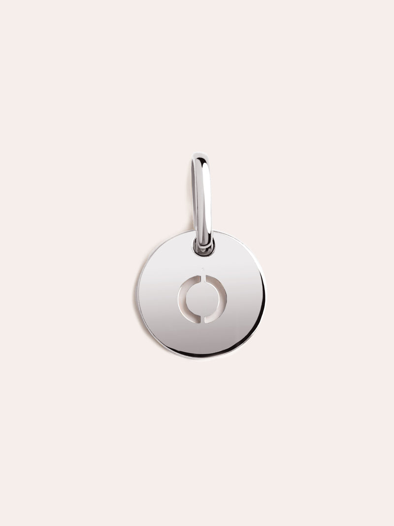 Mini Medallion Letter Plata