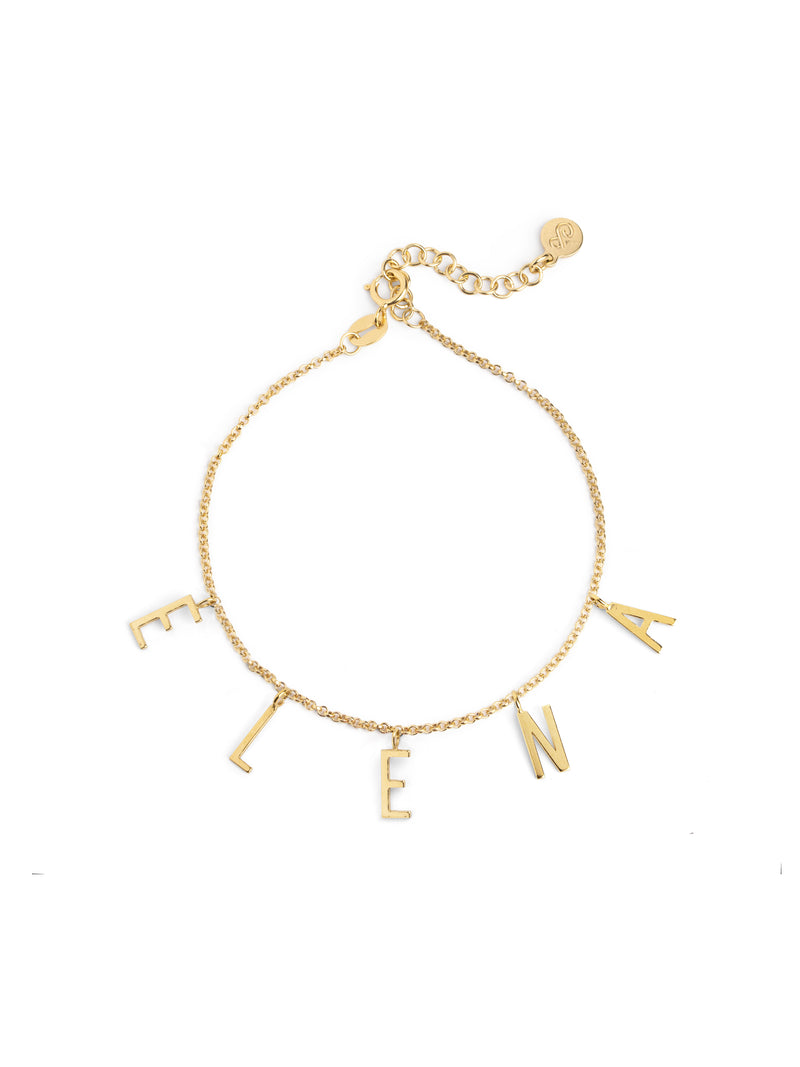 Pulsera Personalizada Letters Oro