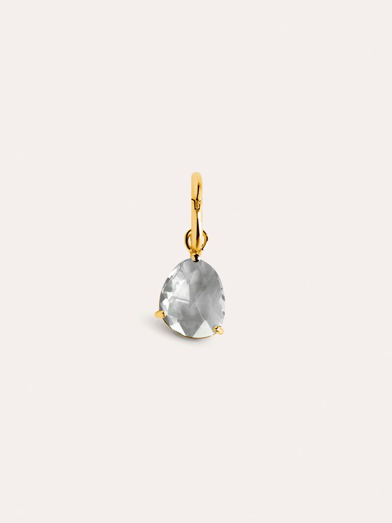 Birthstones Gold Charm