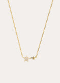 Duo Stars Gold Necklace