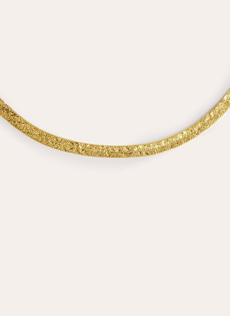Collar Lisse Sparkling Baño Oro