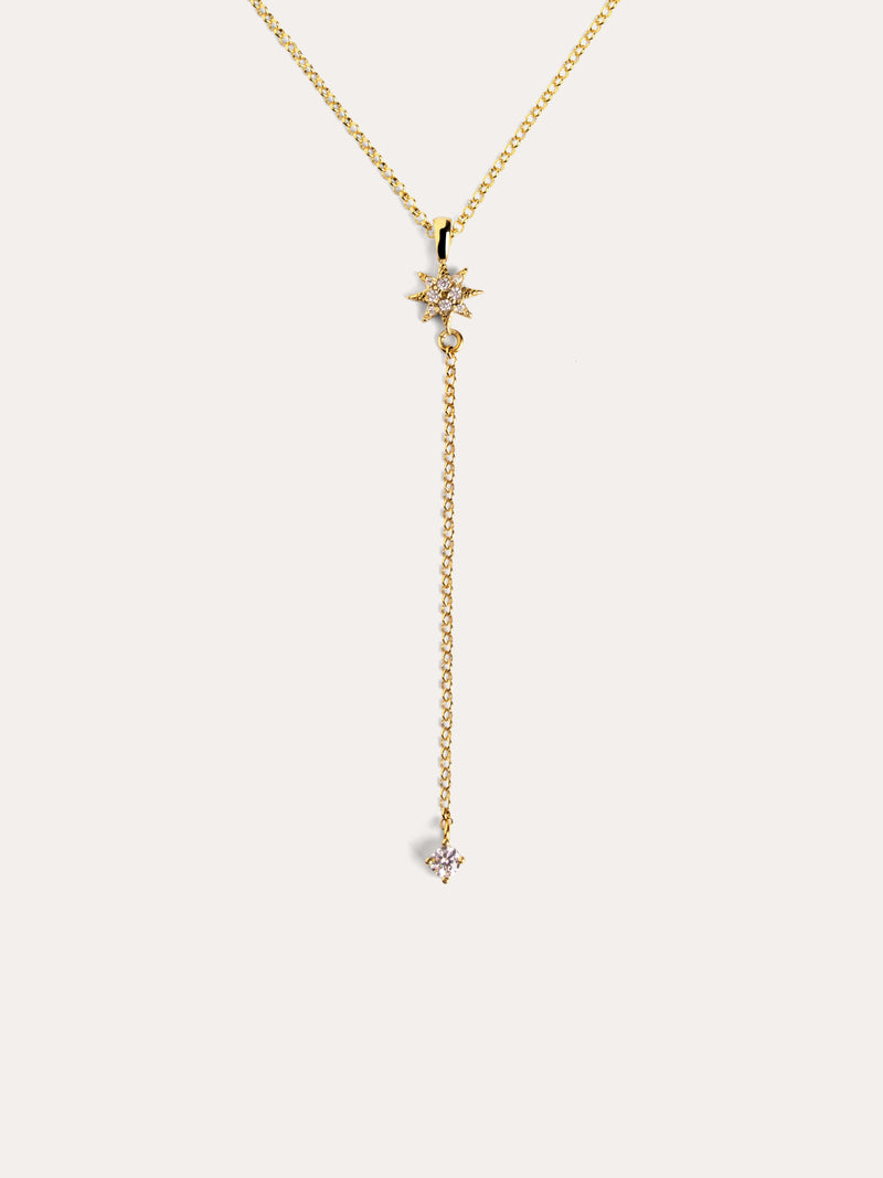 Collar Y Polar Star Oro