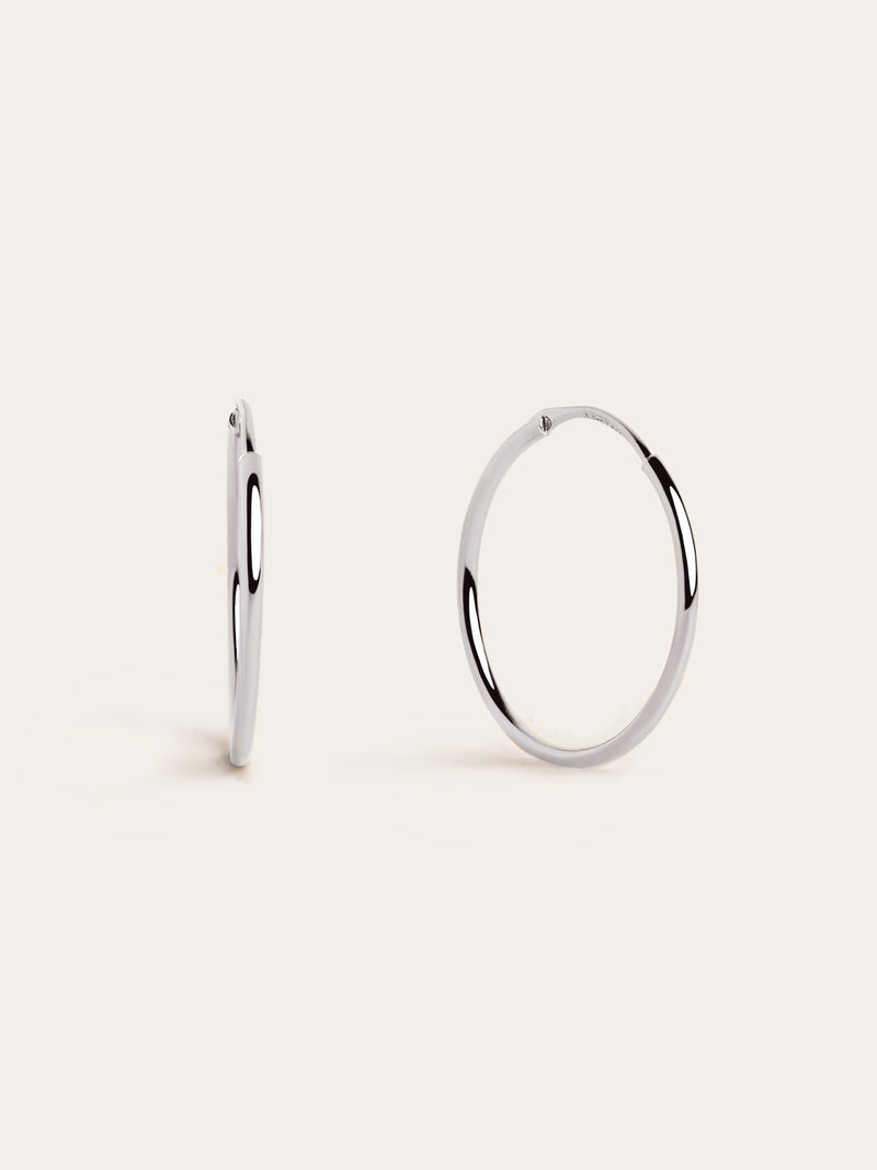 Pendientes Aro Ana M Plata