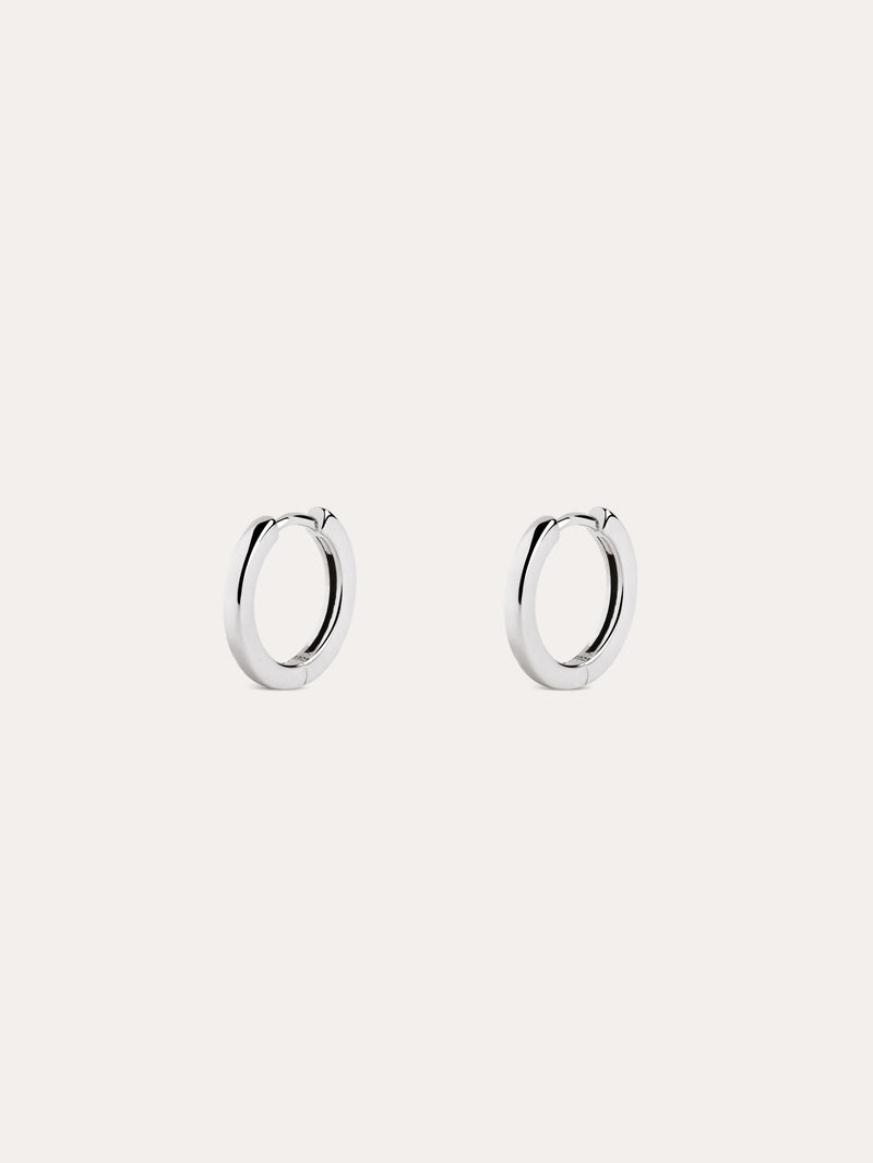 Pendientes Aro 10mm Plata