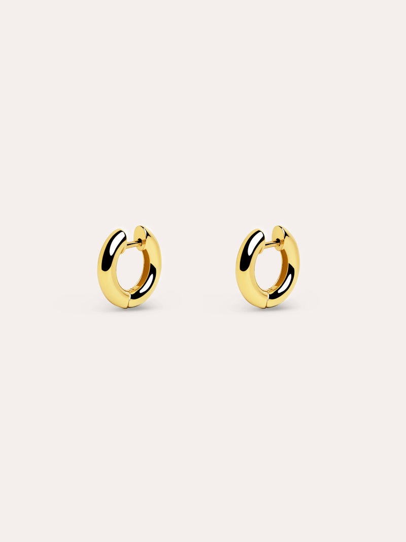 Boucles d'oreilles Anneau Carmen S Plaqué Or