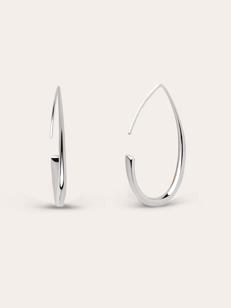 Drop Arch Ohrringe Silber