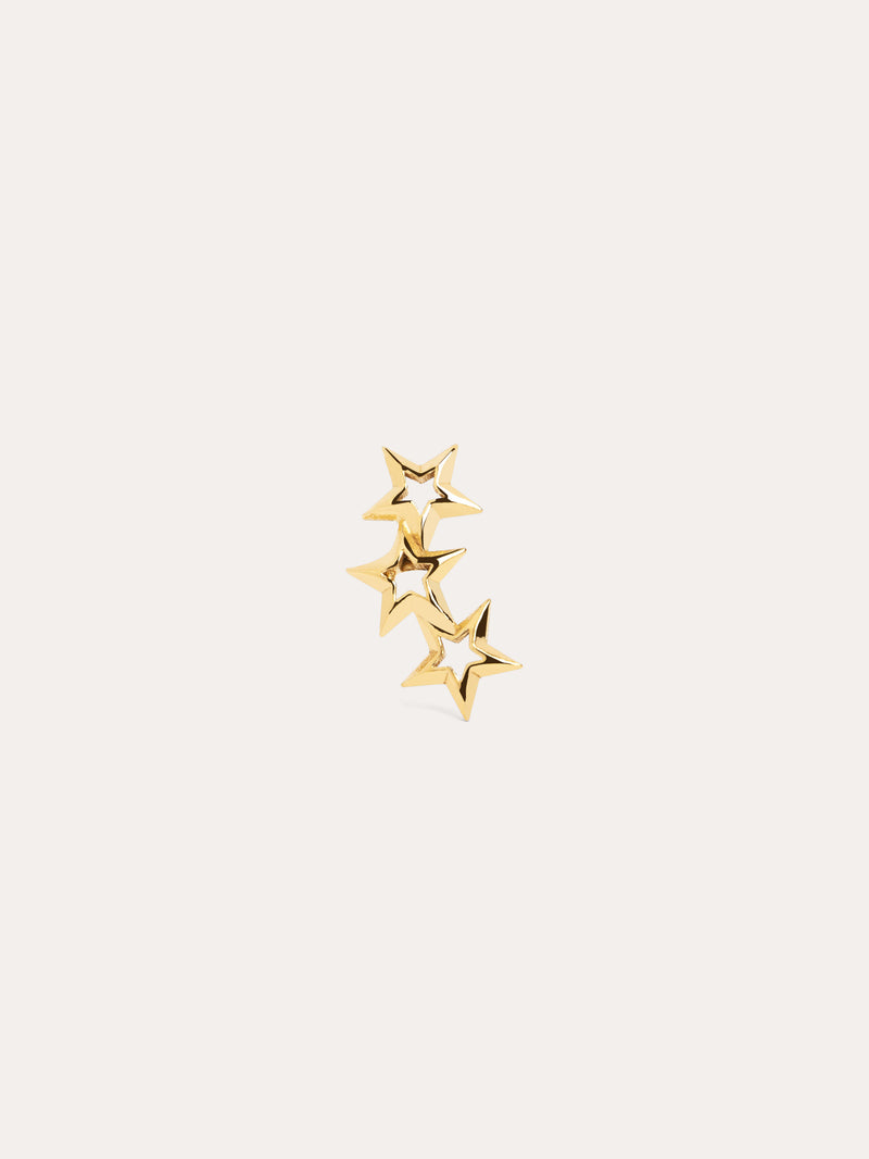 Pendiente Suelto 3 Star Oro