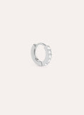 Cleo M Silver Hoop Single Earring