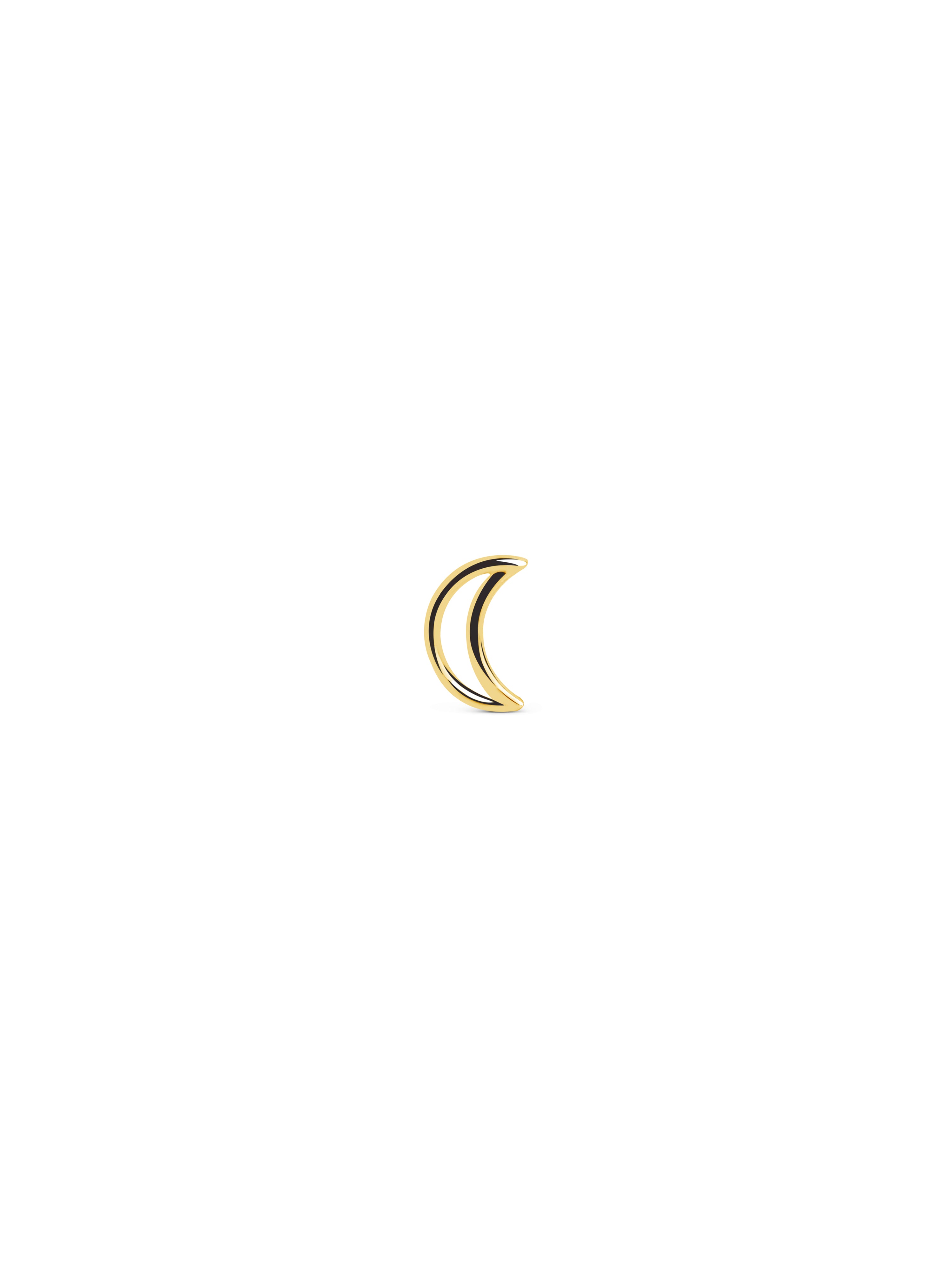 Pendiente Suelto Moon Shape Oro