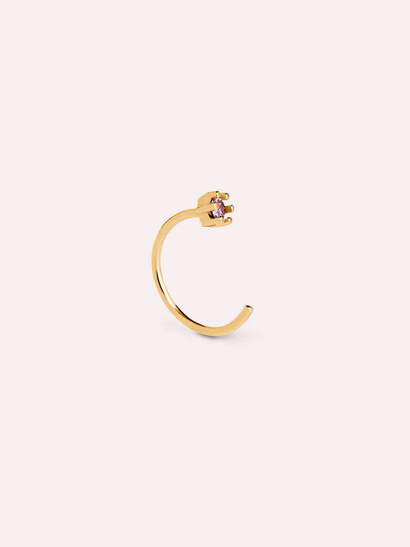 Sophie Lavender Gold Single Earring