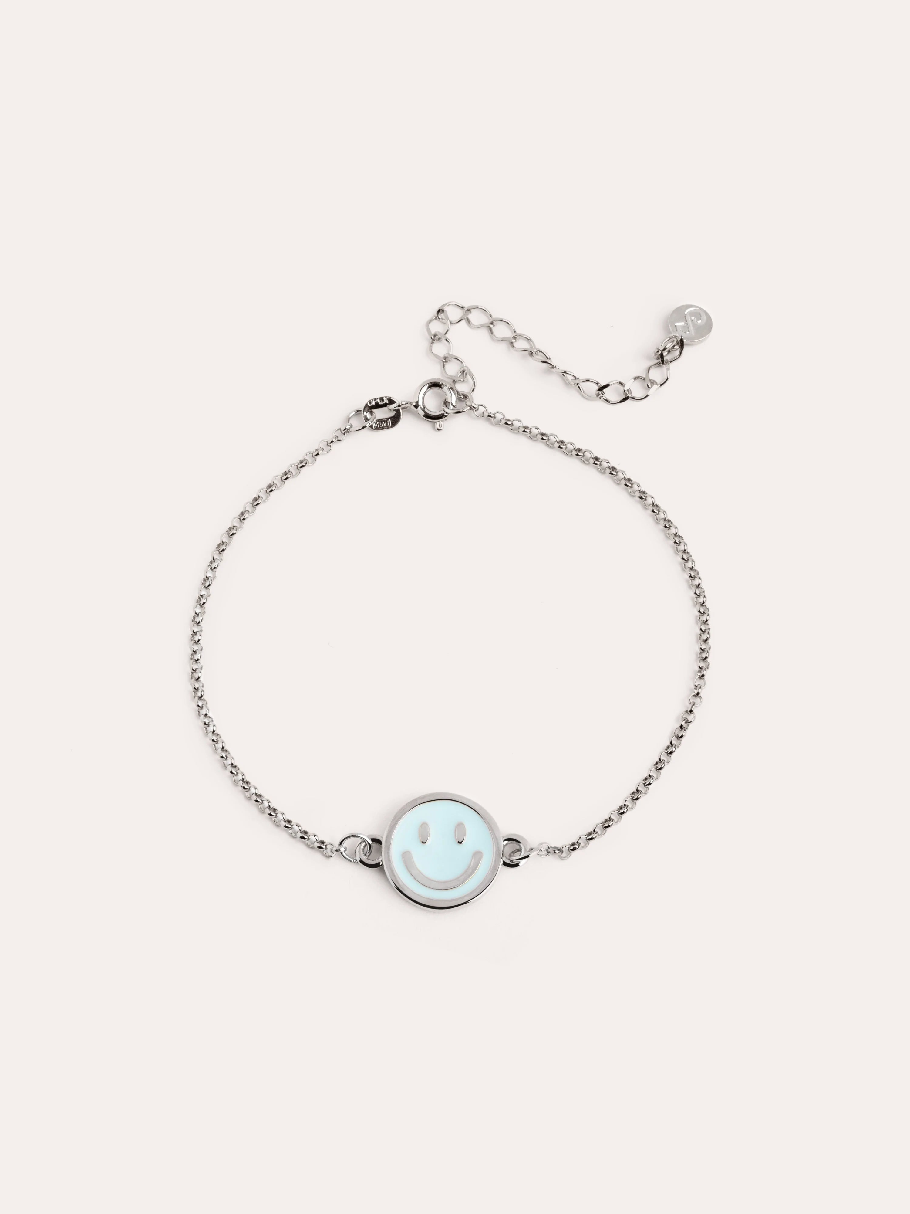 Smiley Sky Enamel Armband