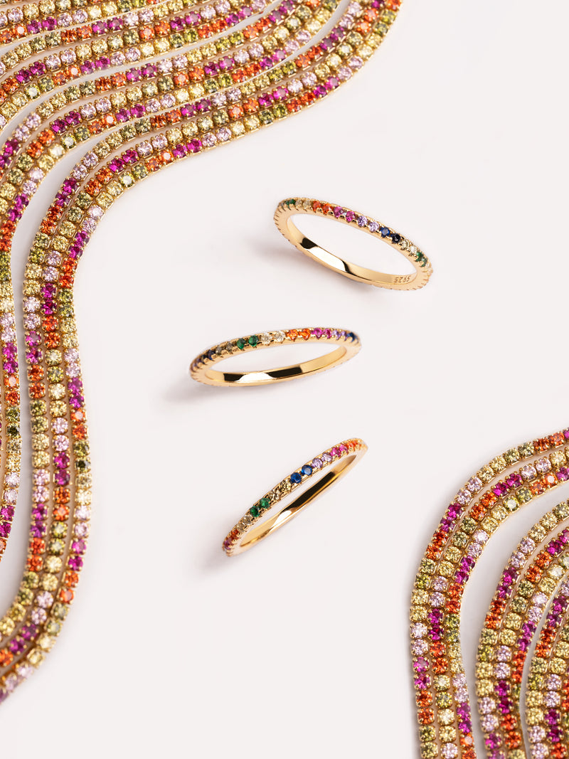 Cleo Colors Gold Ring