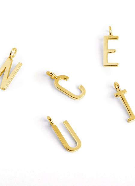 Gold Initial Personalized Letters Necklace Y