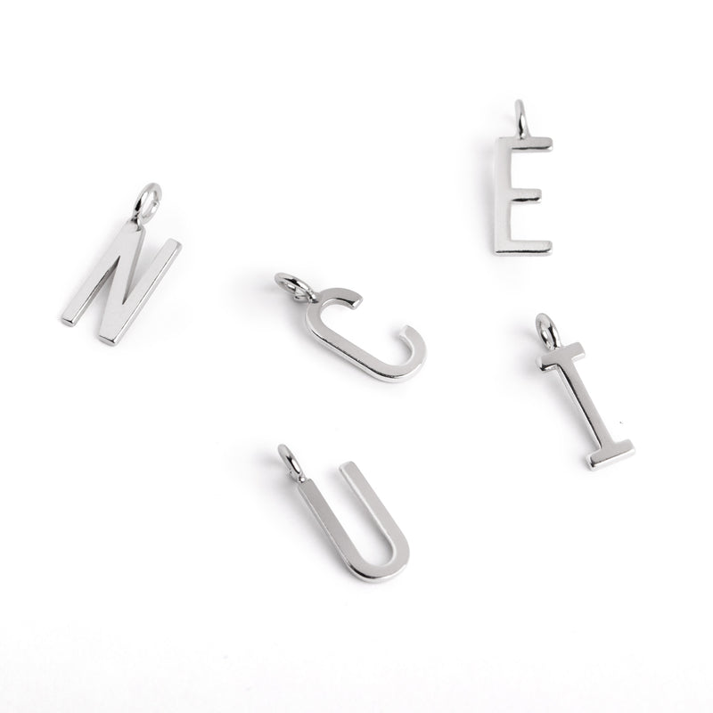 Inicial Collar Personalizado Letters Plata T