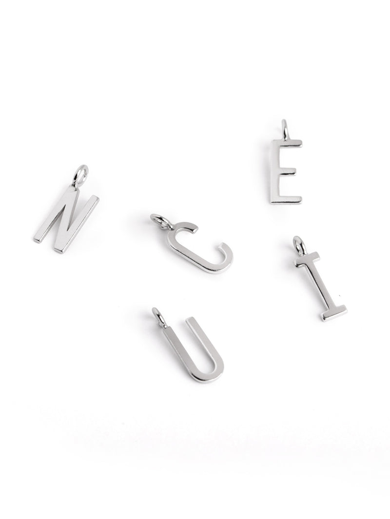 Collier Initial Personnalisé Letters & Argent